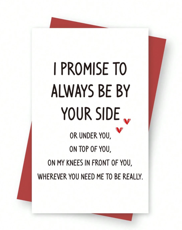 Always By Your Side – Funny & Romantic Greeting Card