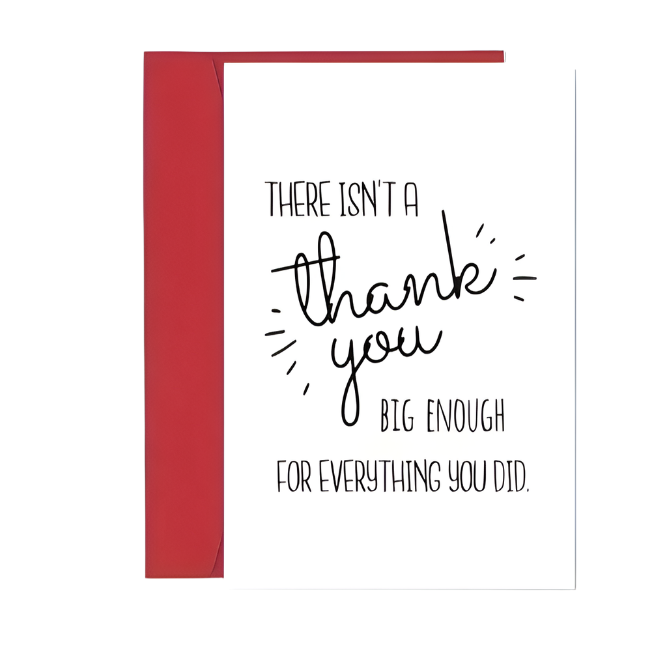 “Thank You” Greeting Card
