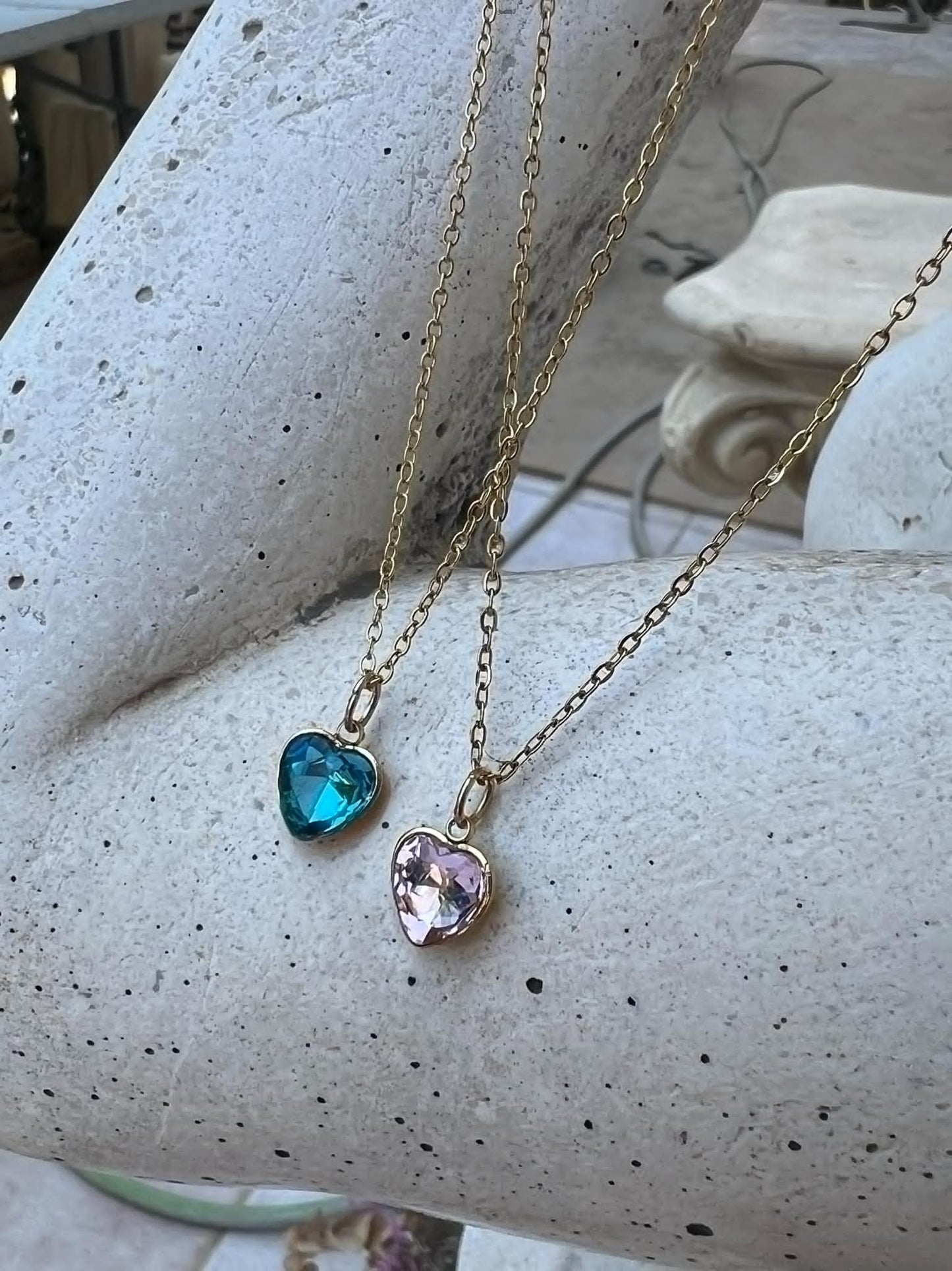 Crystal Heart Necklace – A Touch of Elegance & Sparkle