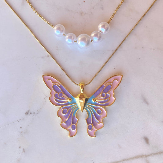Enchanted Butterfly Necklace – A Touch of Fairy Magic!
